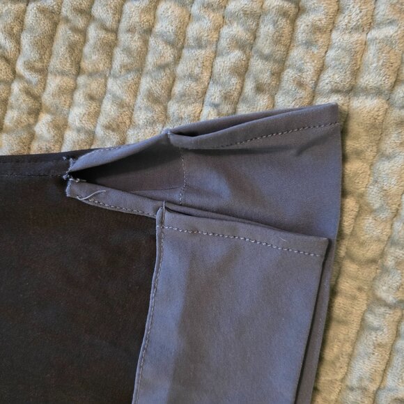 Dotti Black SS Mini Dress Scoop Neck Grey Trim Med/Lge? - Picture 14 of 16